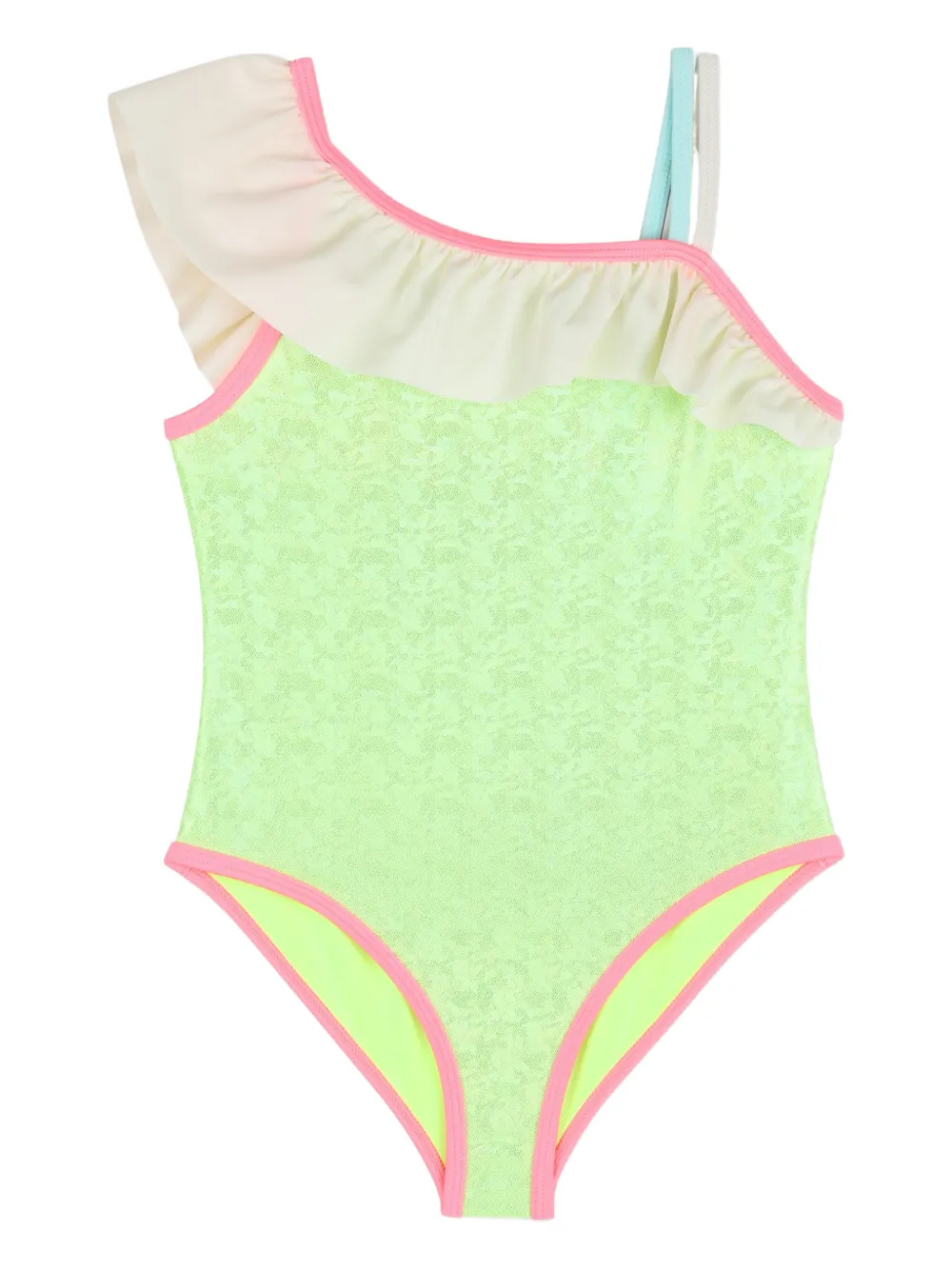 Billieblush ruffled-detail swimsuit - Grün