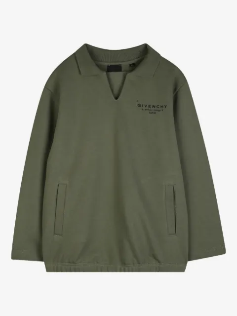Givenchy Kids top manga larga