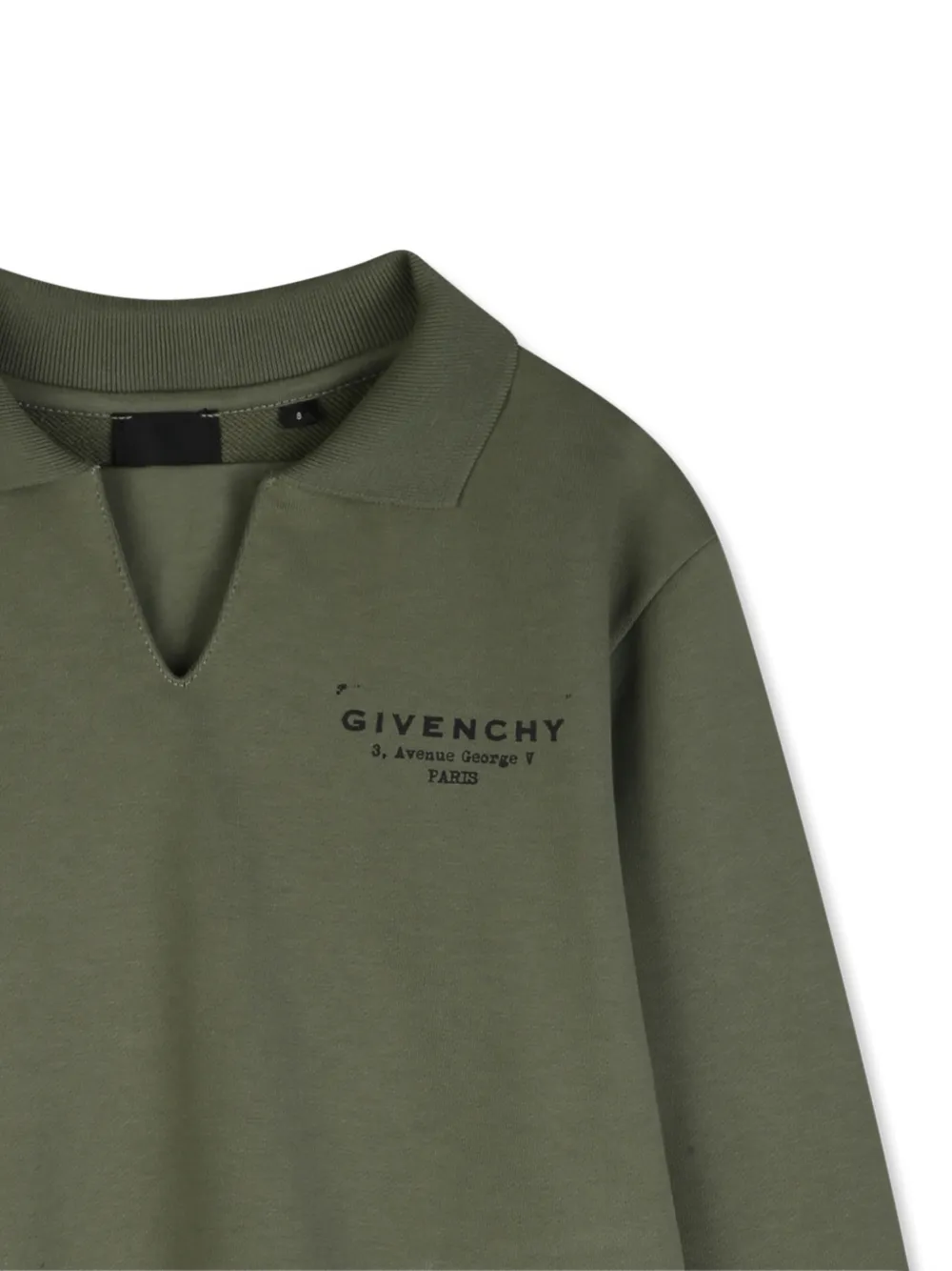 Givenchy Kids Top met kraag en lange mouwen Groen
