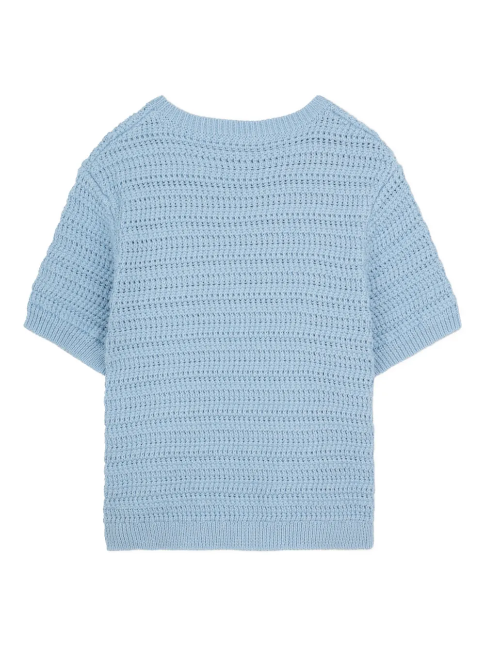  Chloé Kids Pull à Logo Brodé - Bleu 