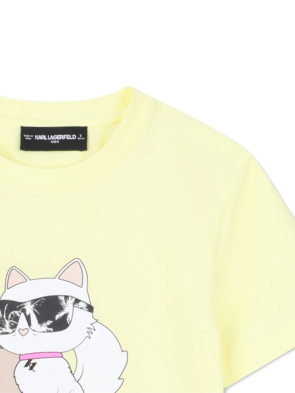  Karl Lagerfeld Kids Logo-print T-shirt - Yellow 