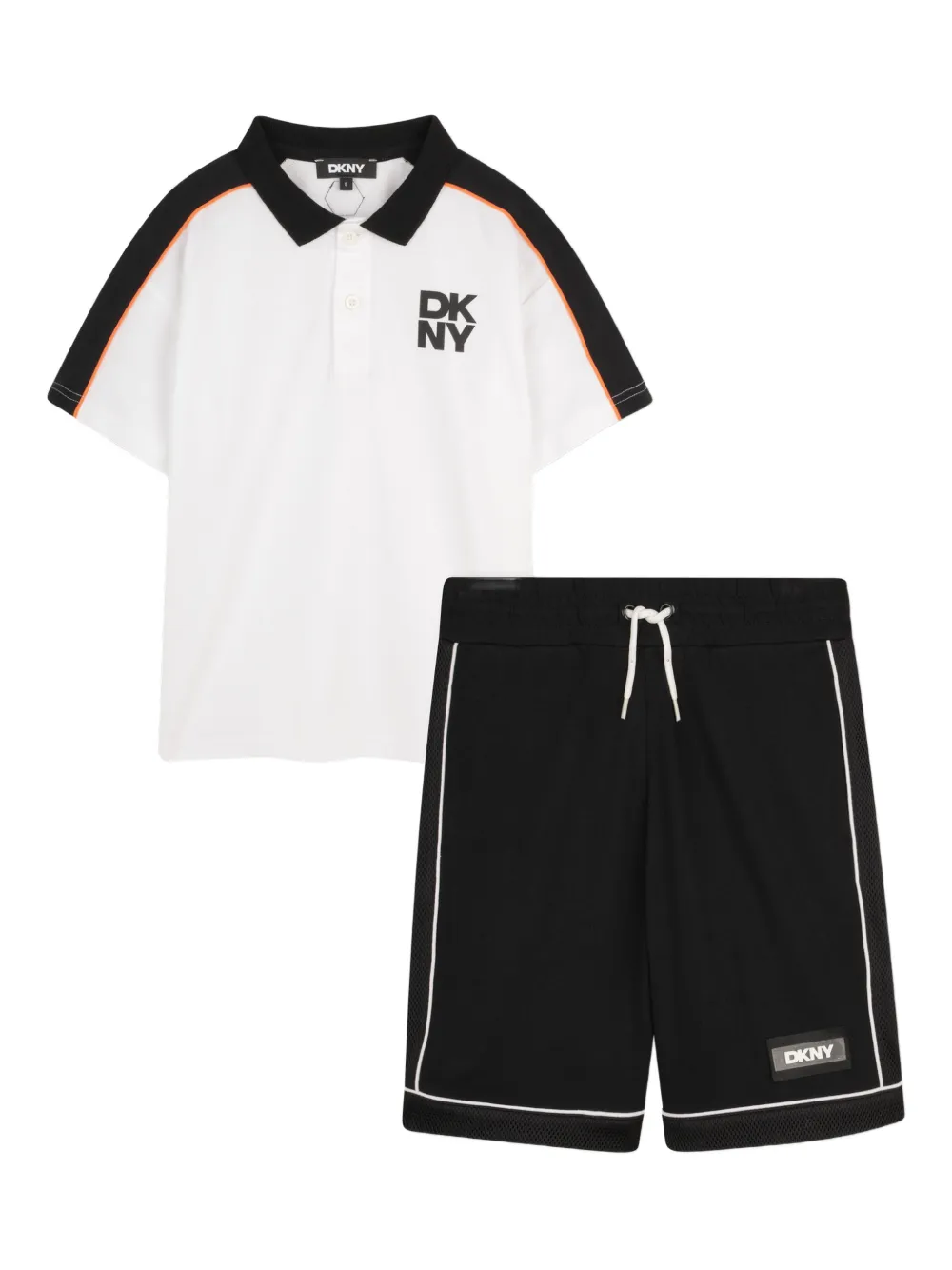 Dkny Kids logo-print shorts set - White