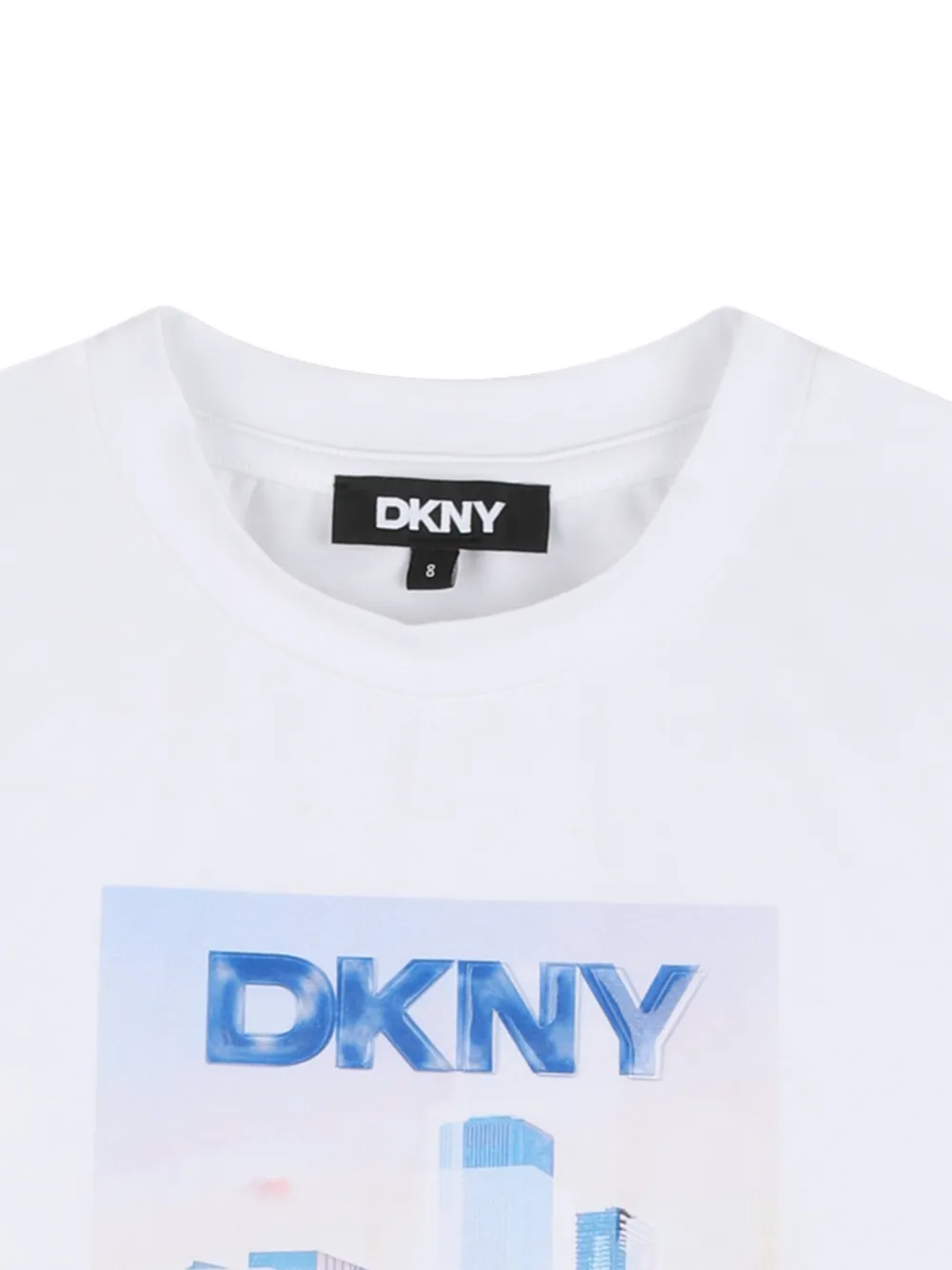 Dkny Kids T-shirt met grafische print Wit