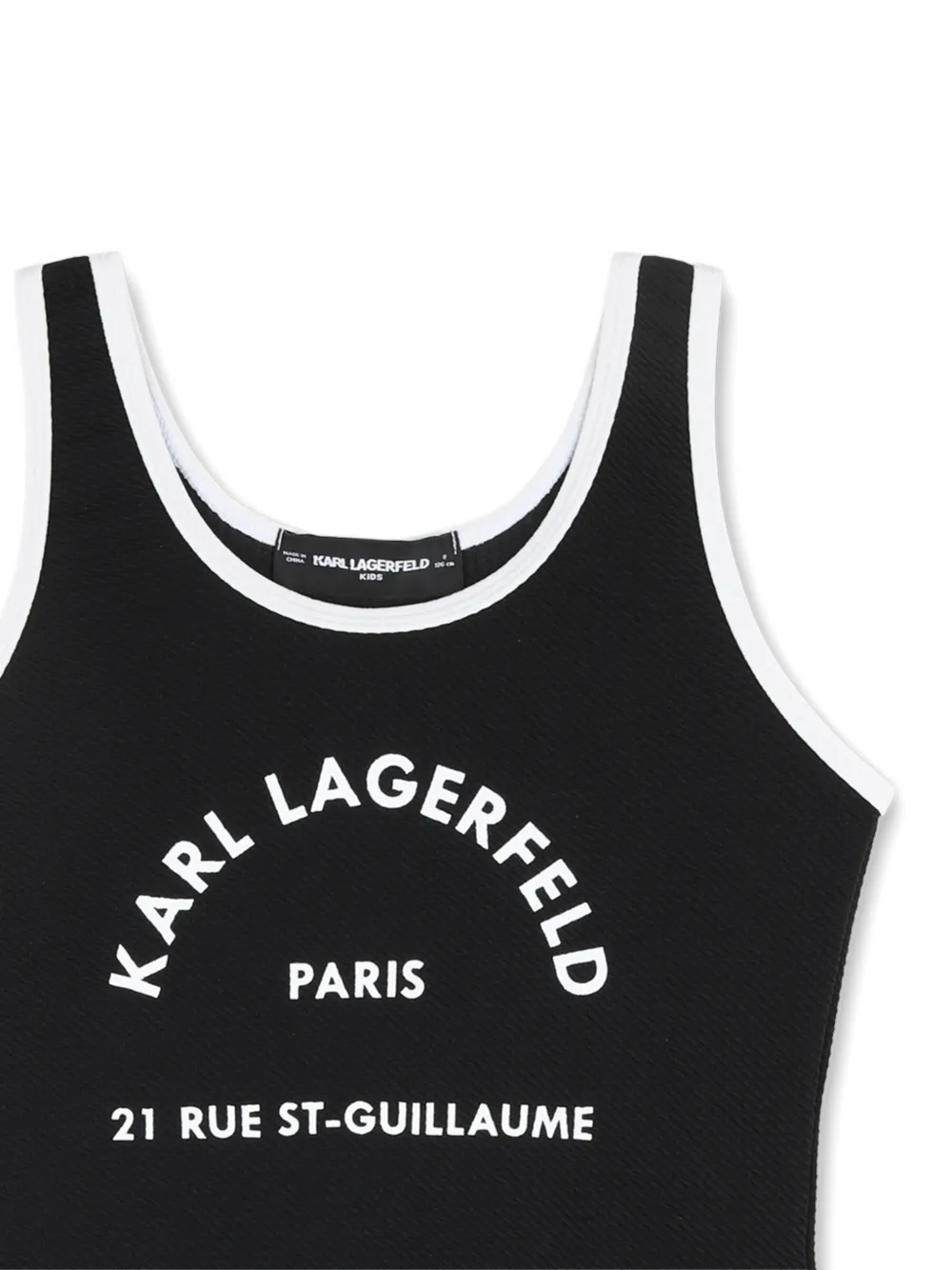 Karl Lagerfeld Kids Badpak met print Zwart
