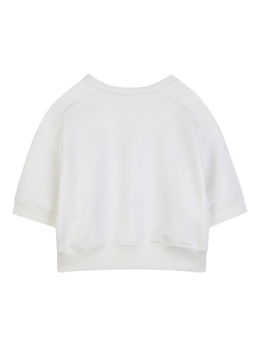 Chloé Kids T-shirt met logo Beige