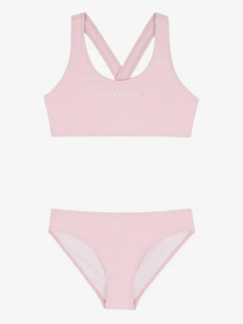 Givenchy Kids bikini con diseño cruzado