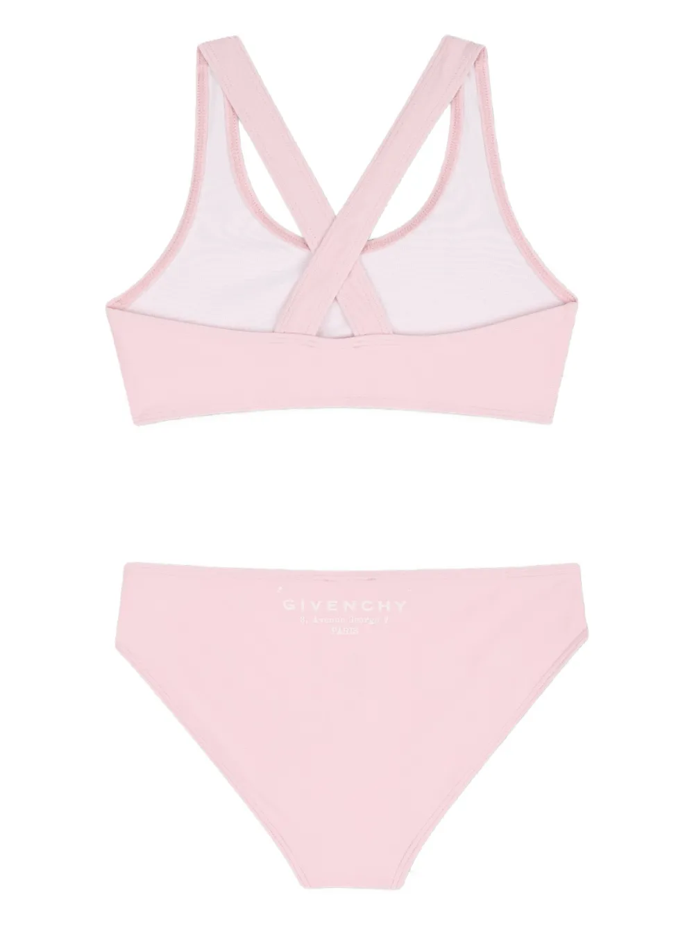 Givenchy Kids Bikini met gekruiste bandjes - Roze