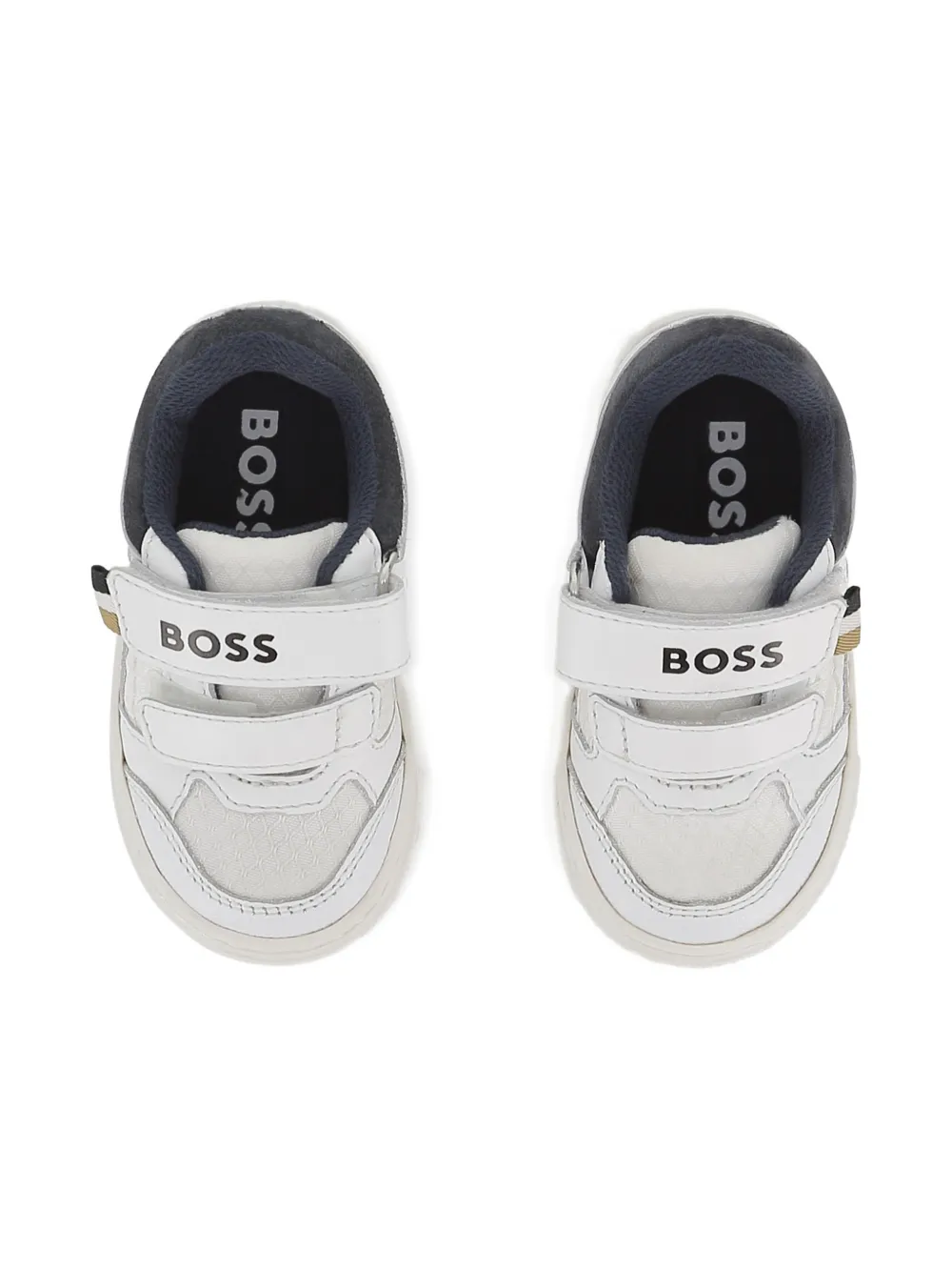 BOSS Kidswear Sneakers met klittenband Wit