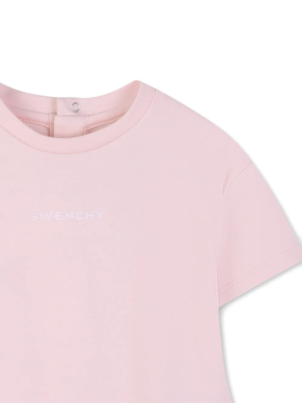  Givenchy Kids Robe à Manches Courtes - Rose 