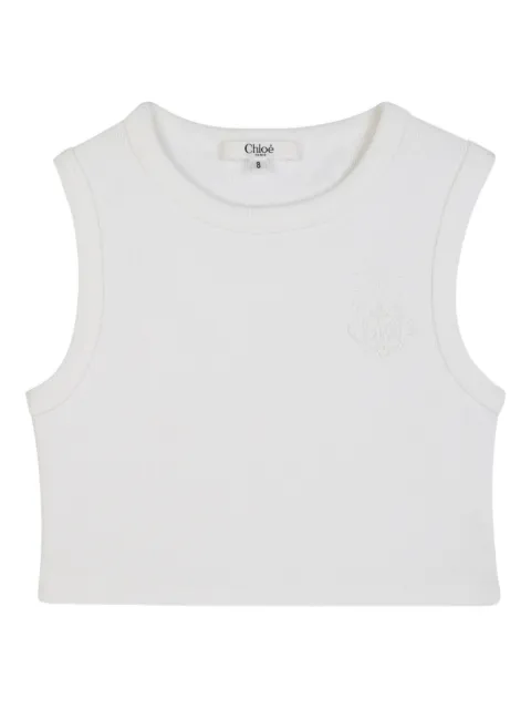 Chloé Kids top con bordado