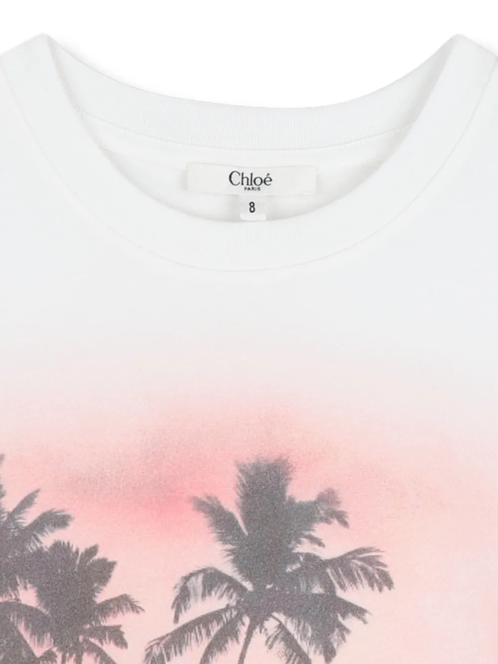 Chloé Kids T-shirt met print Wit