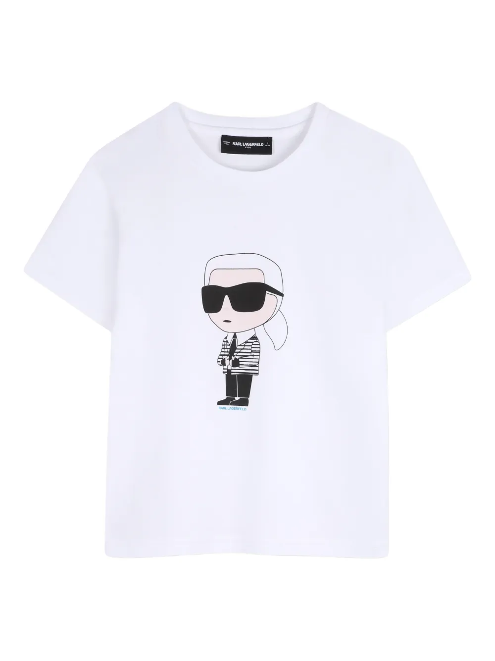 Karl Lagerfeld Kids T-shirt con stampa - Bianco