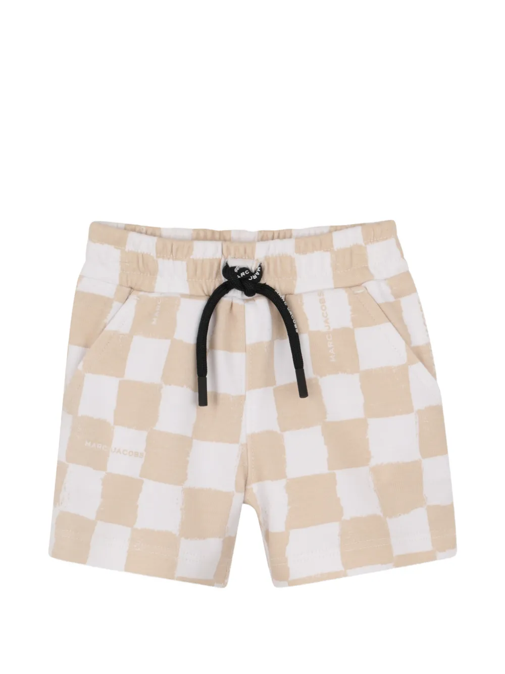 Marc Jacobs Kids Geruit trainingspak met geruit patch Beige