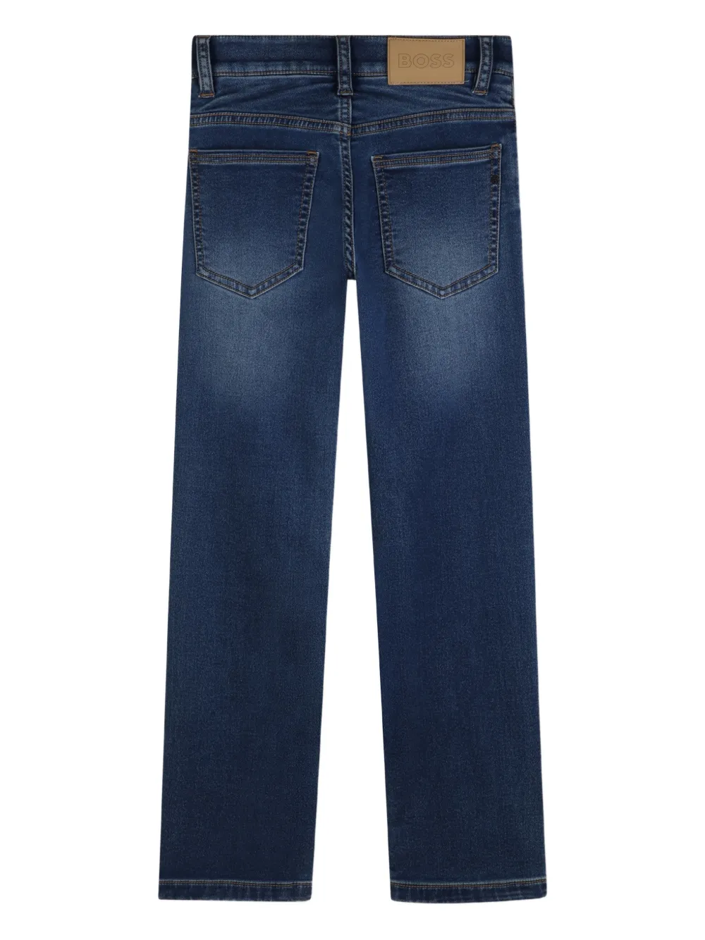  Boss Kidswear Logo-patch Jeans - Blue 