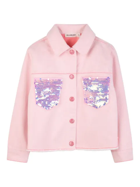 Billieblush sequin-pocket jacket