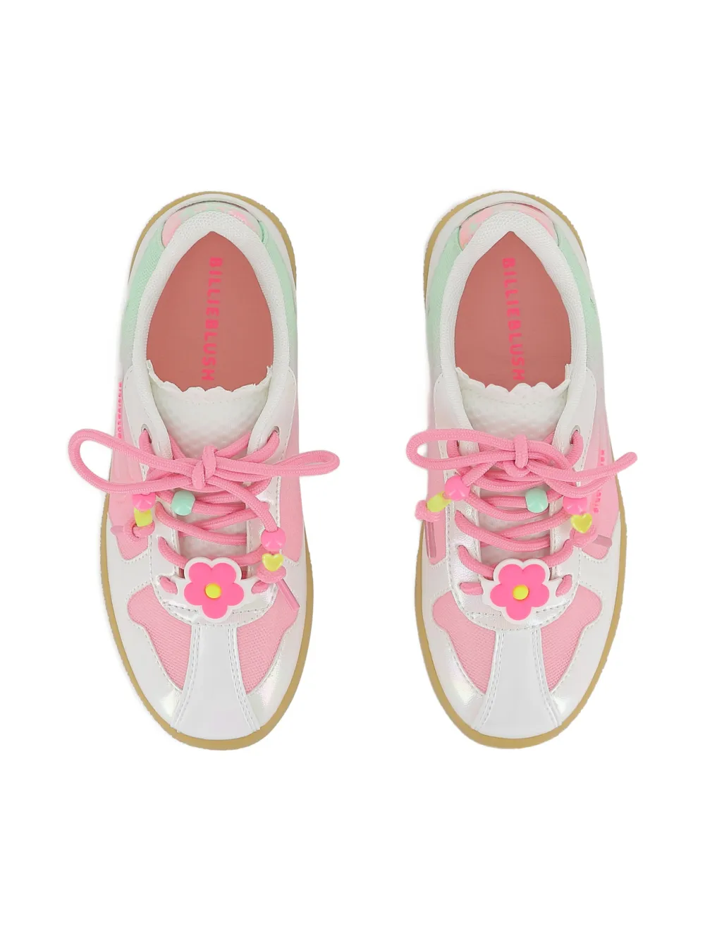 Billieblush Sneakers verfraaid met bloemen Wit