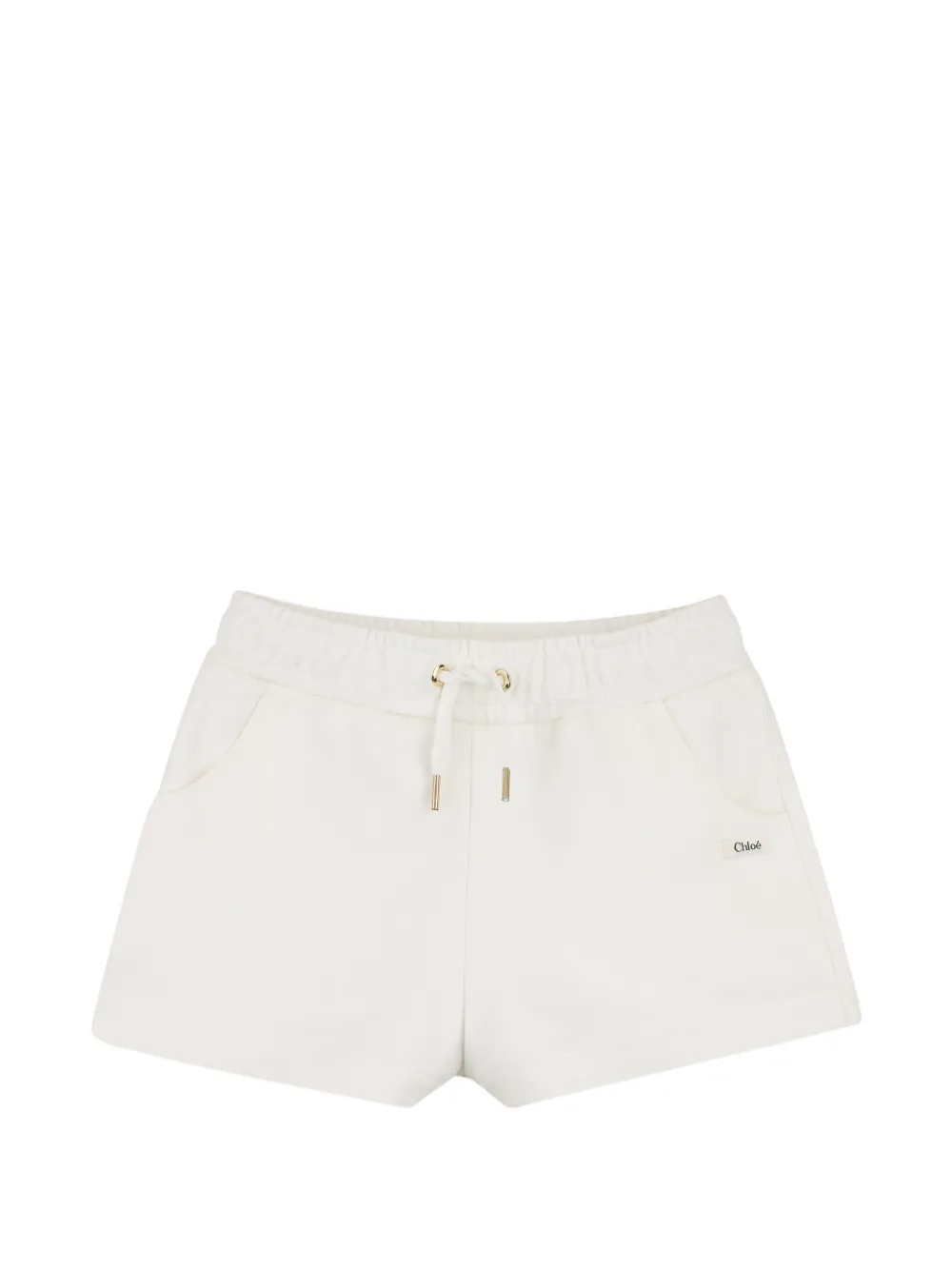 Chloé Kids drawstring shorts - Toni neutri