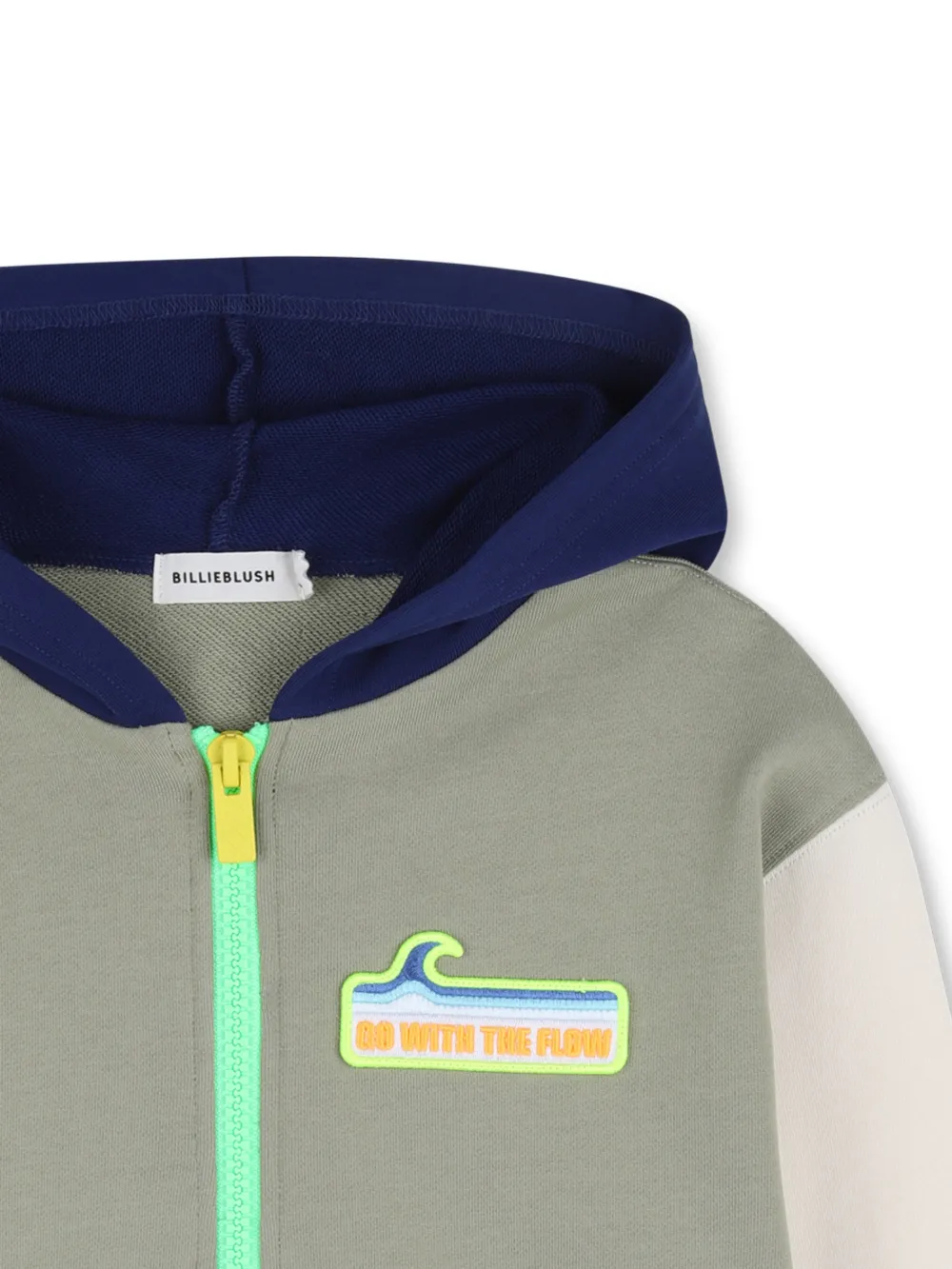  Billieblush Colour-block Hoodie - Green 