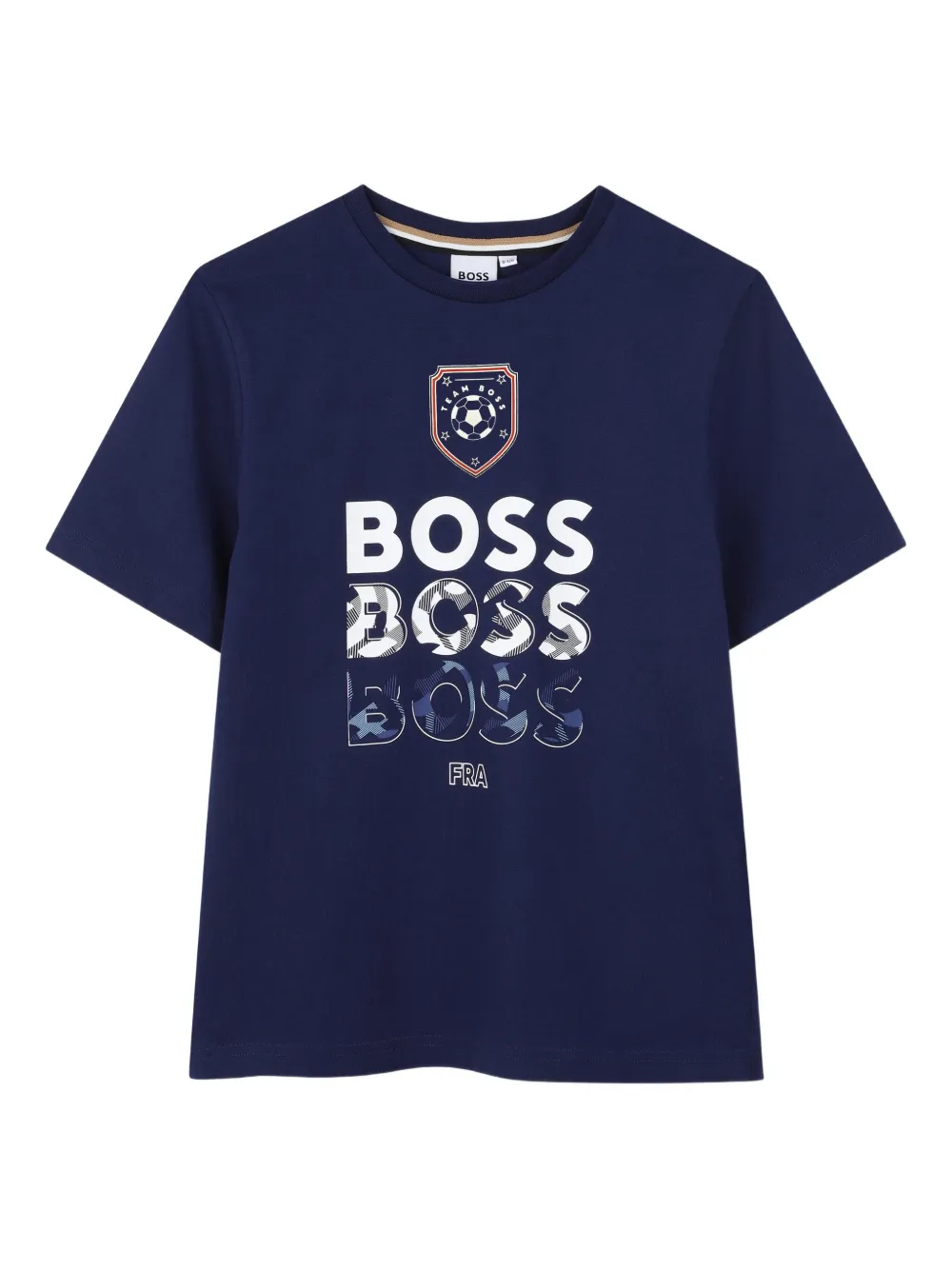 BOSS Kidswear T-shirt con logo - Blu
