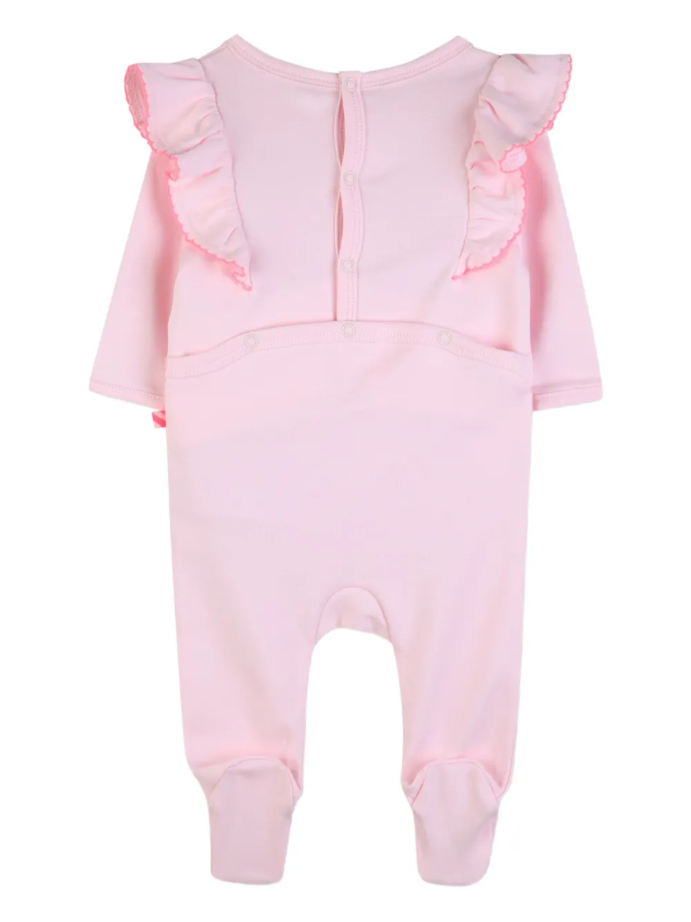 Ruffled Strawberry-Motif Babygrow Set