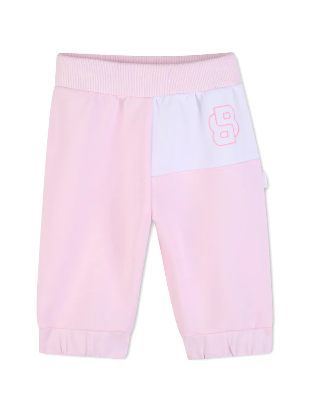 BOSS Kidswear Broek set met colourblocking en logo Roze