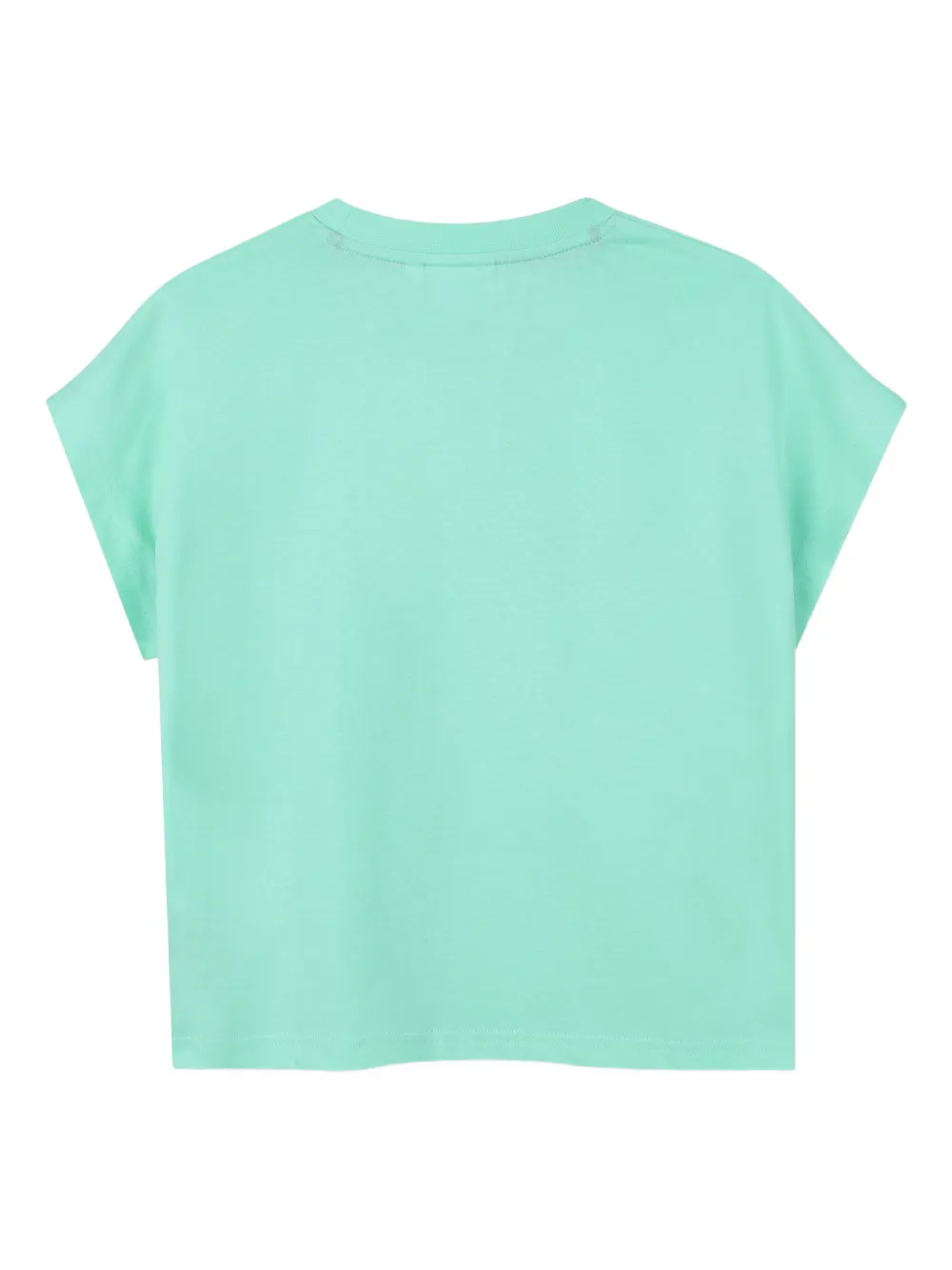 HUGO KIDS T-shirt met bloemenprint Groen