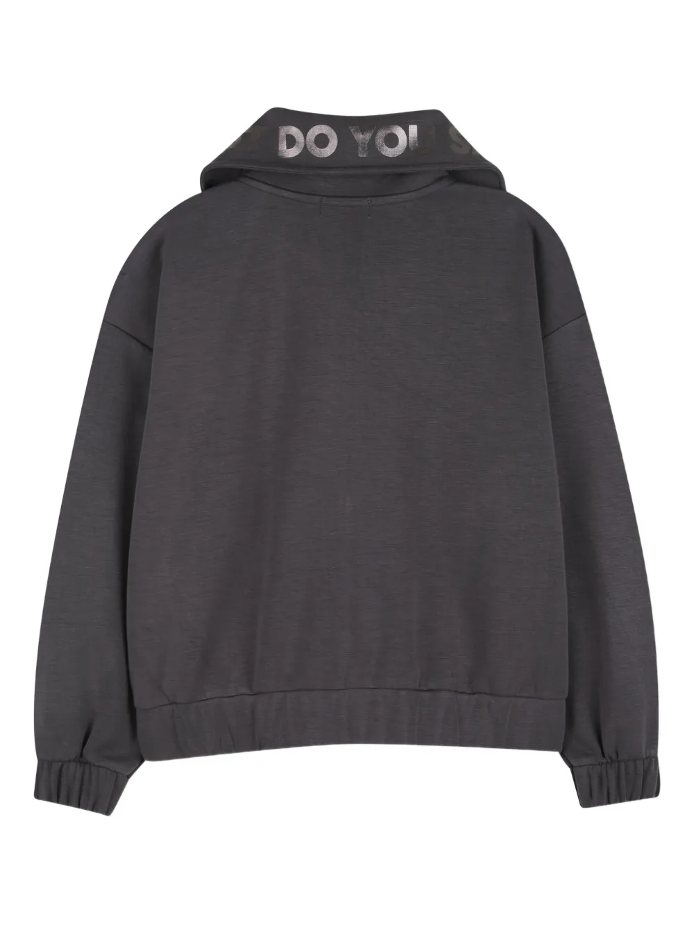  Billieblush Pull à Fermeture Zippée - Gris 