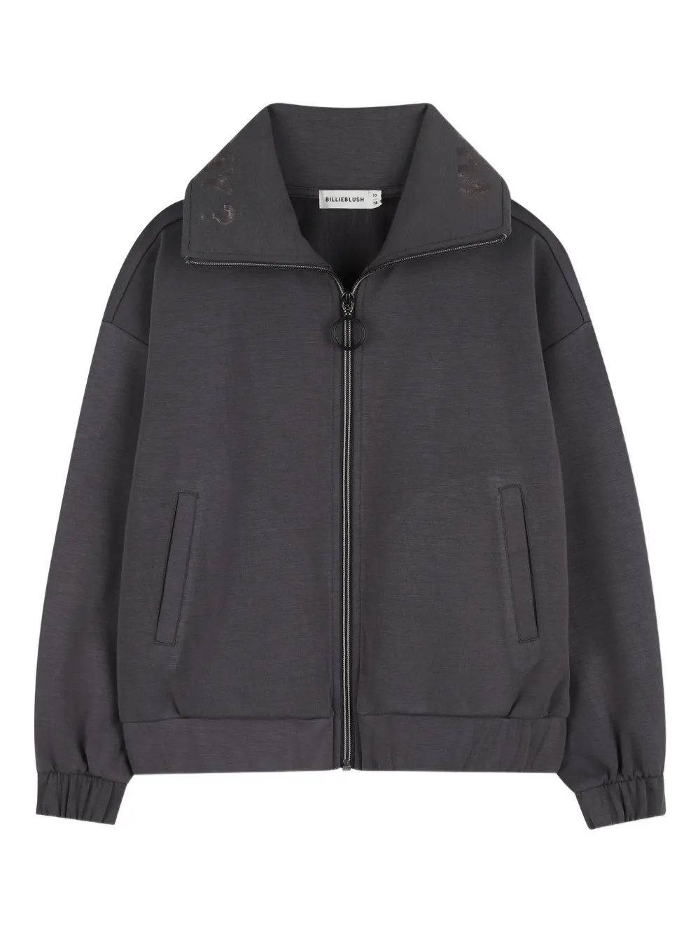 Billieblush zip-fastening sweater - Grigio