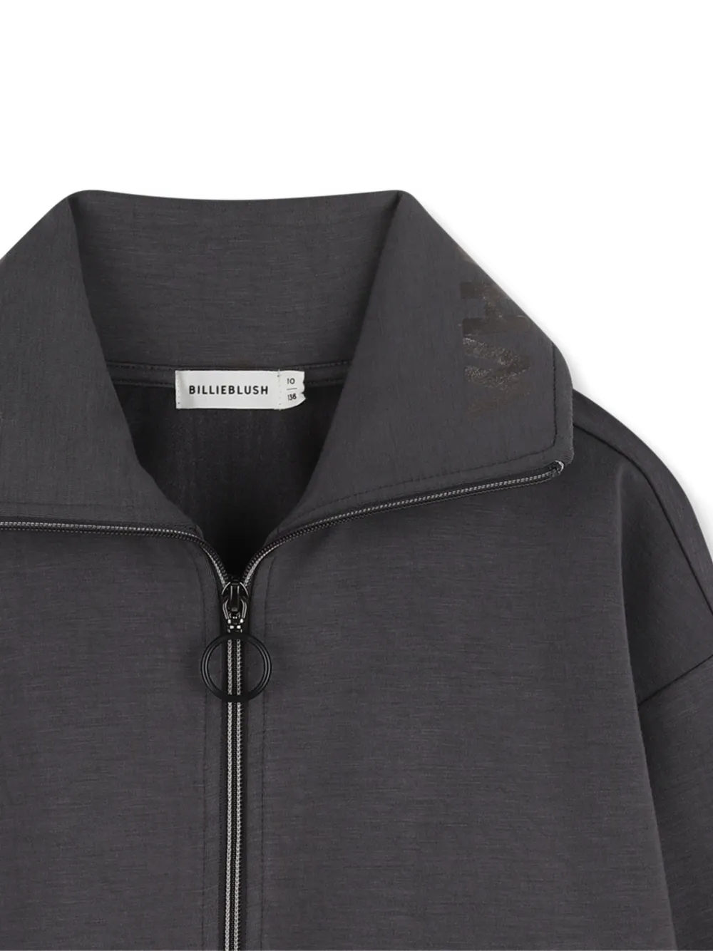  Billieblush Pull à Fermeture Zippée - Gris 