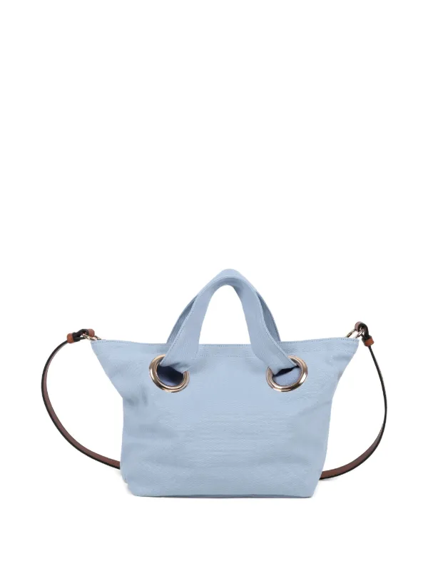 Chloé Kids eyelet-detail Tote Bag | Blue | FARFETCH