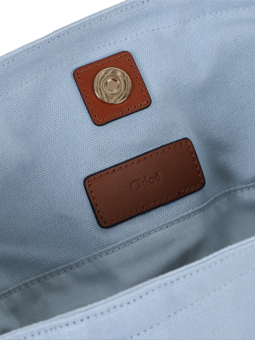 Chloé Kids Shopper met ringlets Blauw