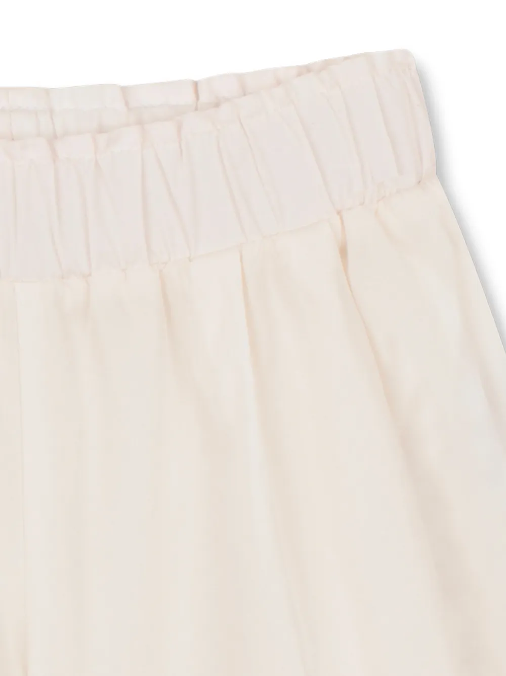 Chloé Kids Shorts met geborduurde bloemen Beige