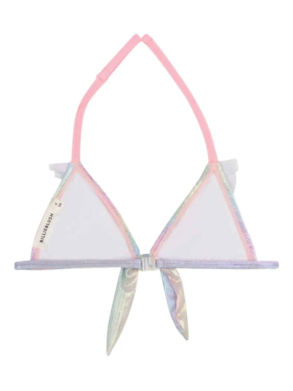 Billieblush Twee bikini's met ruches en striksluiting Paars