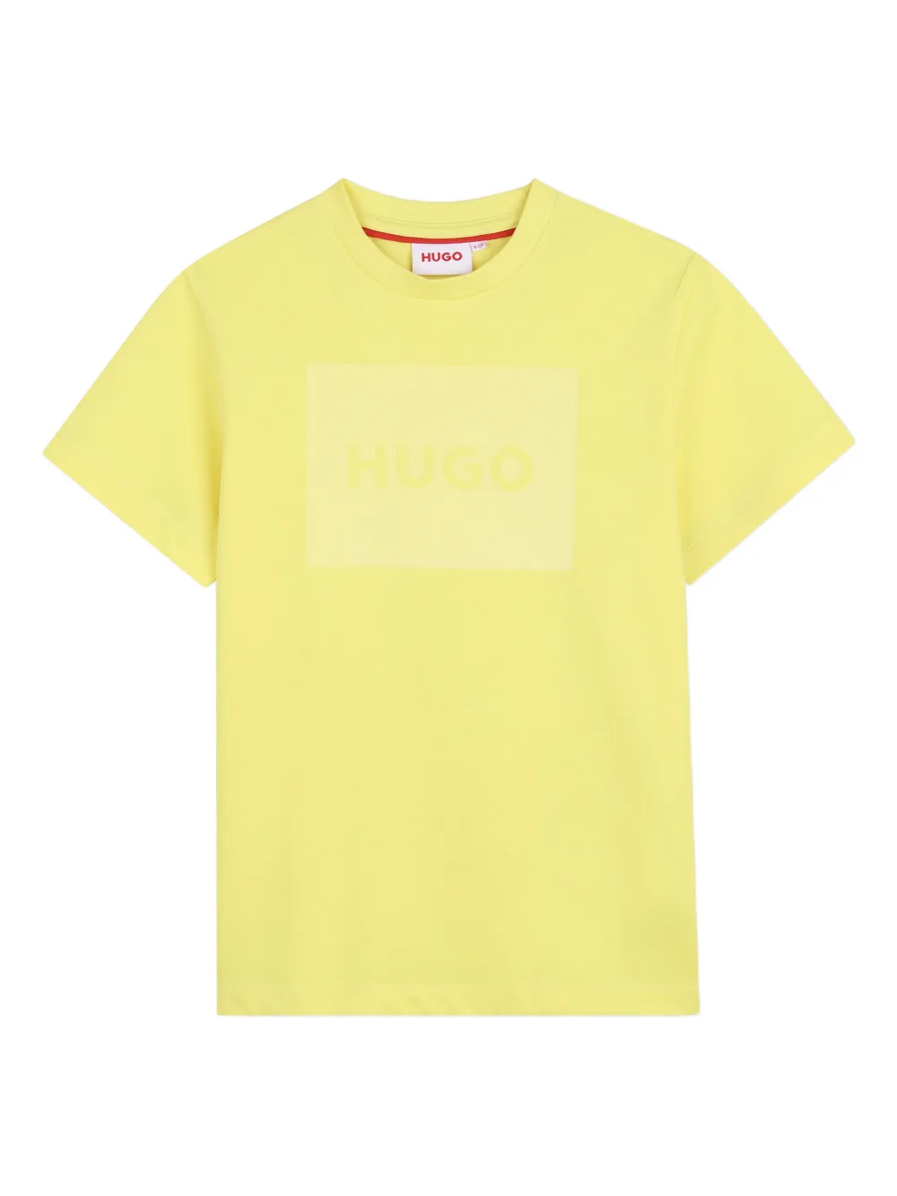 HUGO KIDS T-shirt con logo - Giallo