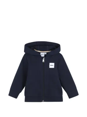 Gucci Kids ロゴ ジップ パーカー | ブルー | FARFETCH JP