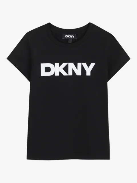 Dkny Kids playera con logo estampado