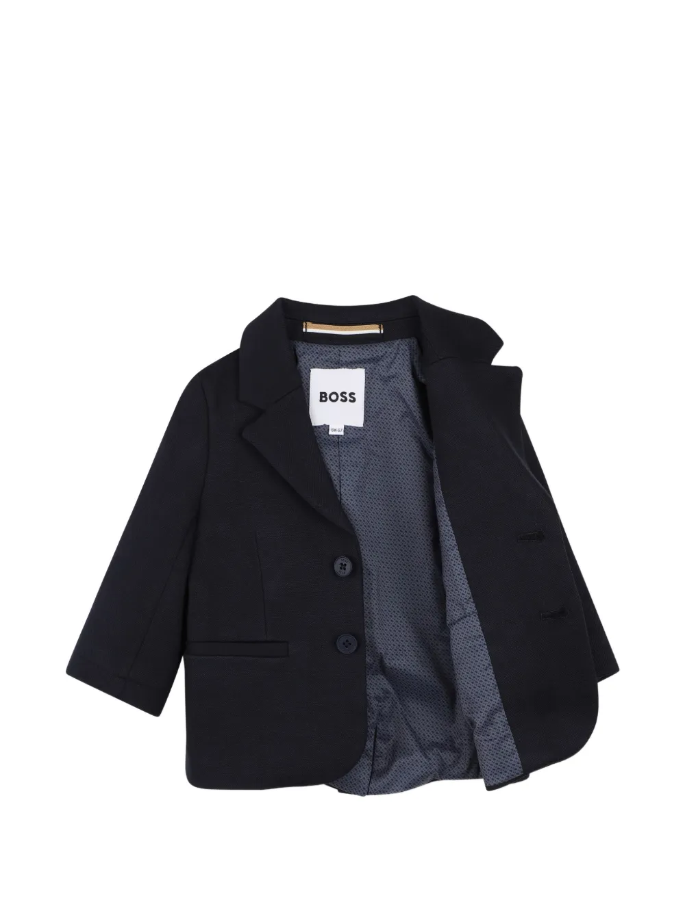  Boss Kidswear Button Blazer - Blue 