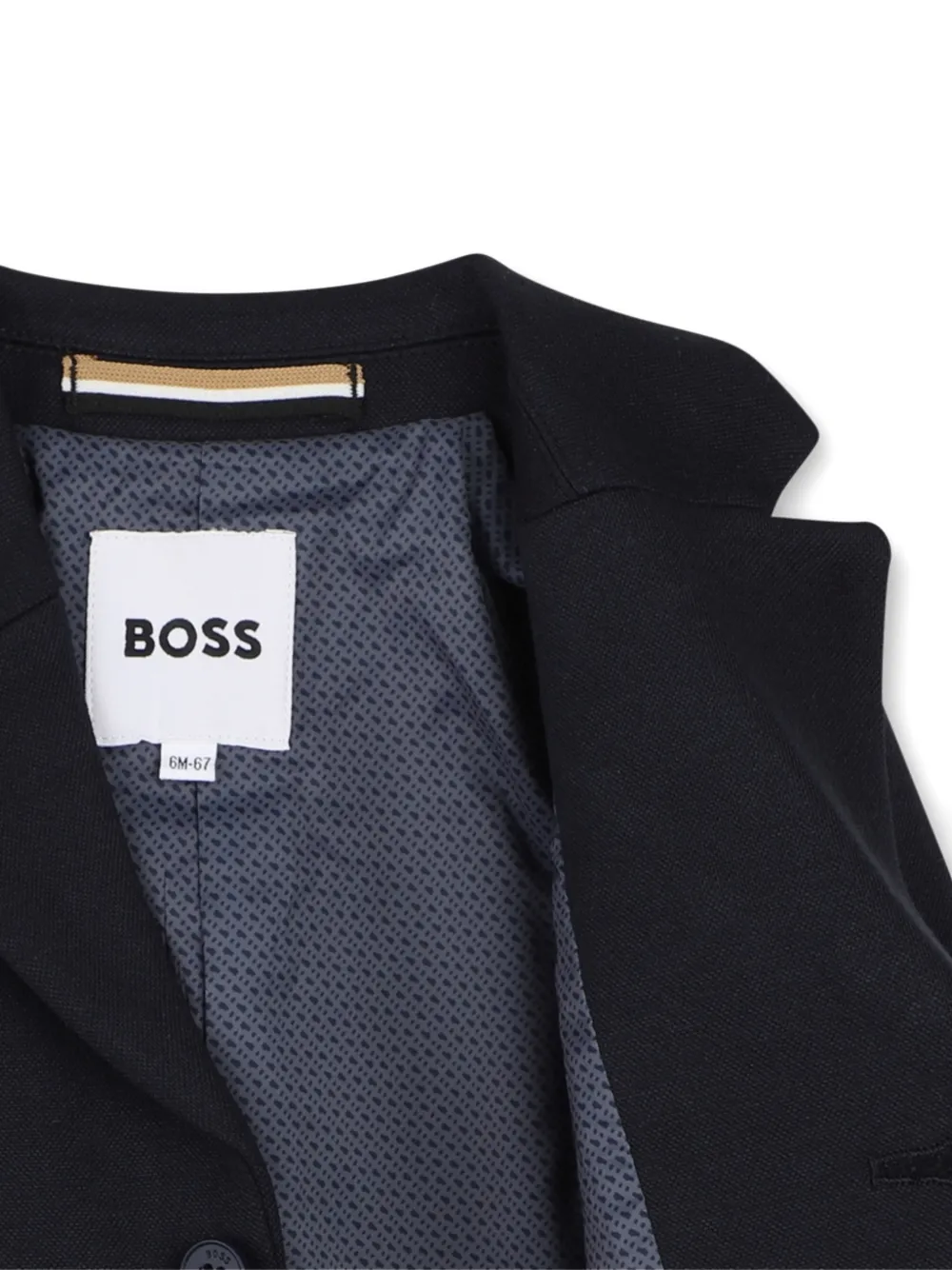 BOSS Kidswear Blazer met knopen Blauw