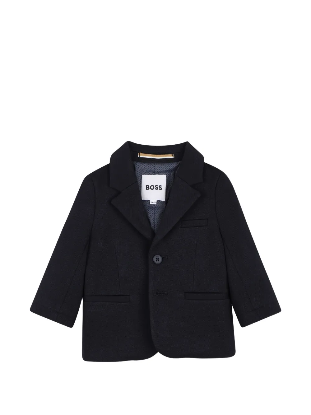 BOSS Kidswear button blazer - Blue
