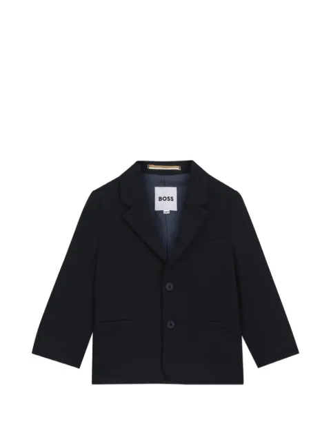 BOSS Kidswear suit jacket in stretch piqué