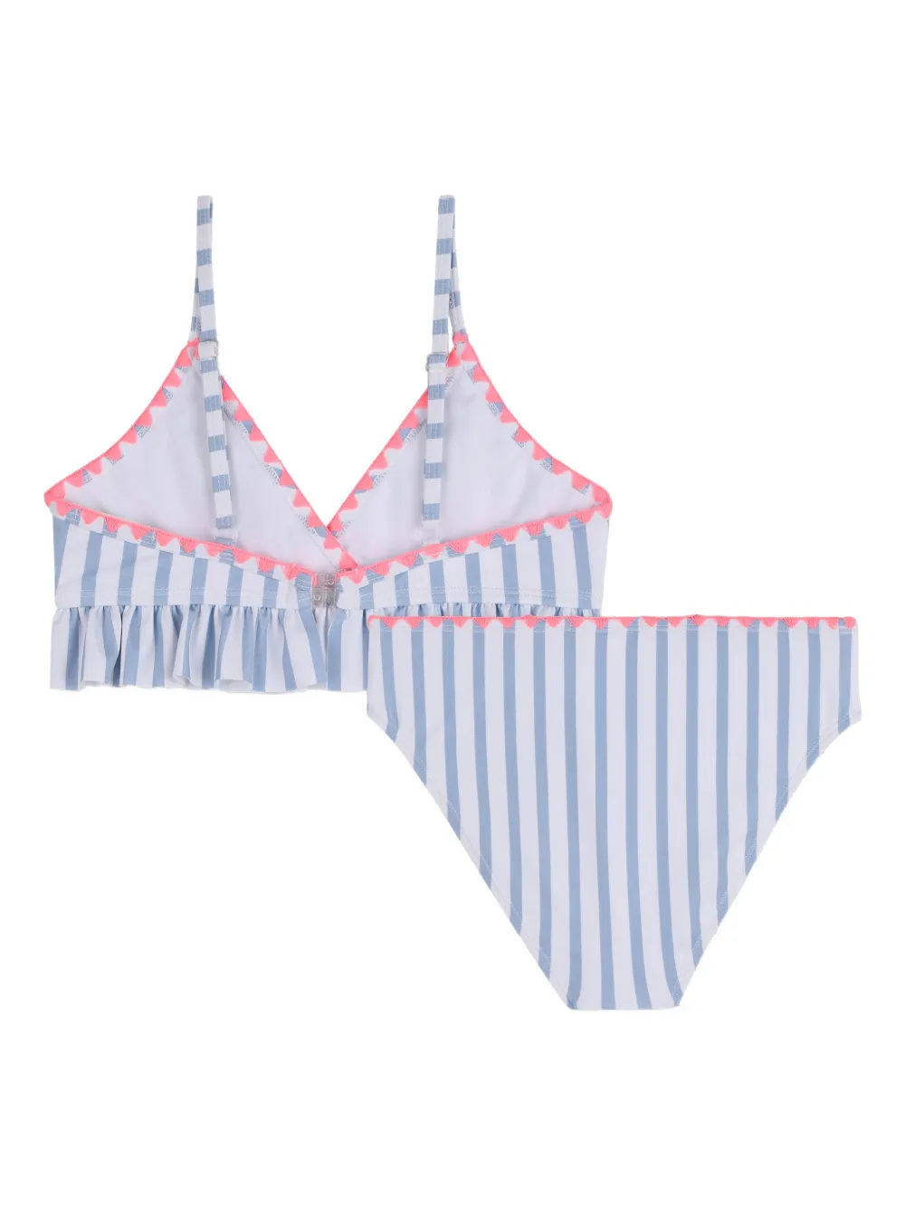 Billieblush Gestreepte bikini Wit