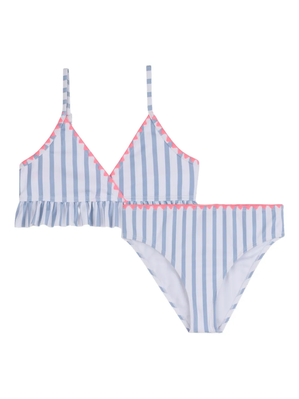 Billieblush Bikini a righe - Bianco