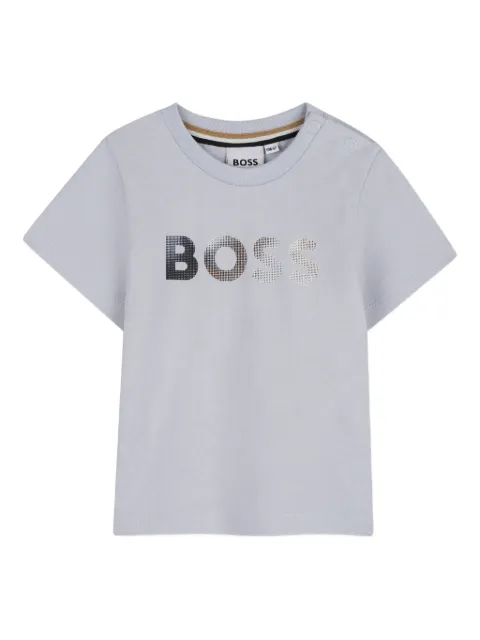BOSS Kidswear logo-print T-shirt