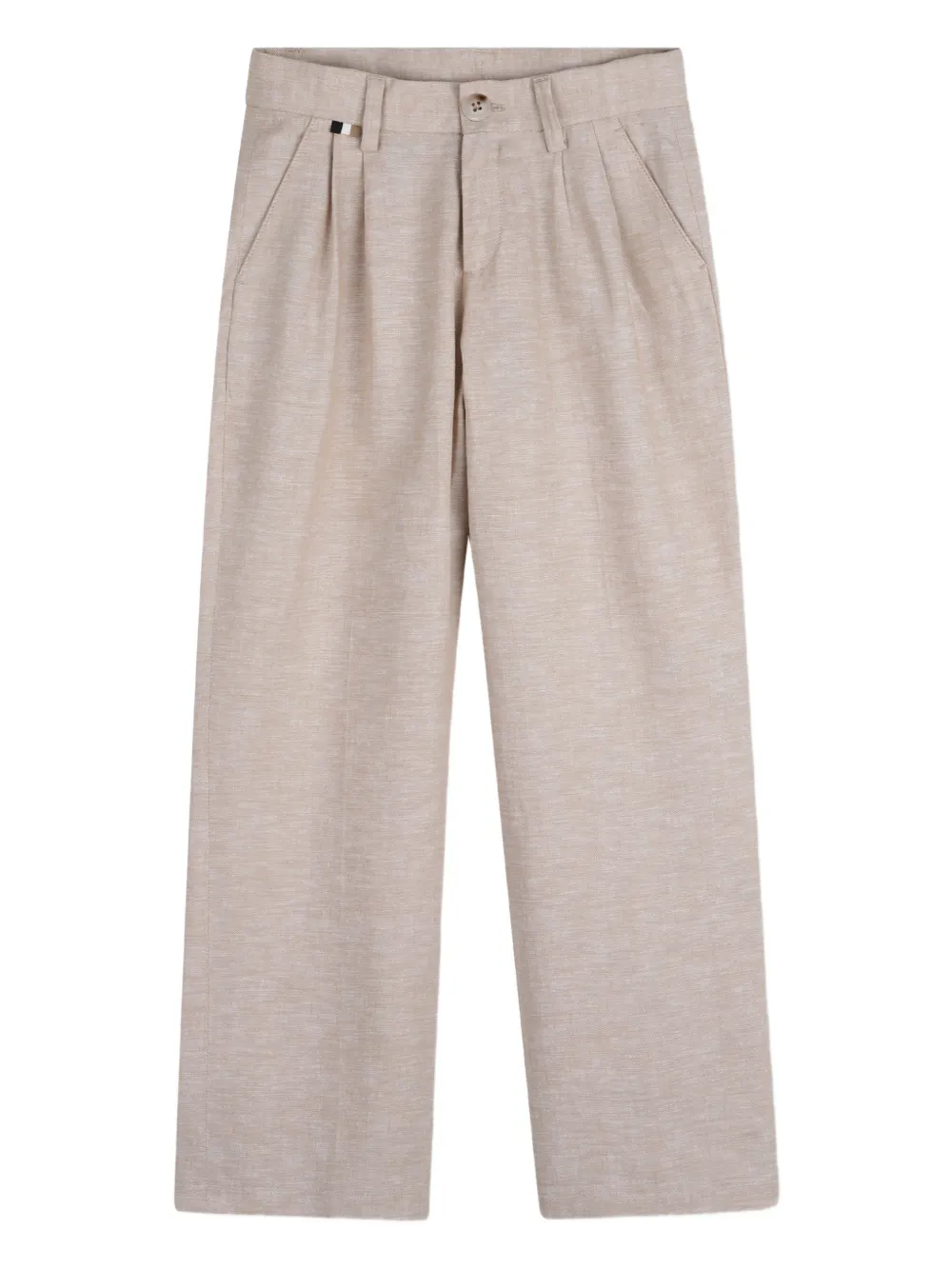 BOSS Kidswear Pantaloni plissé - Marrone