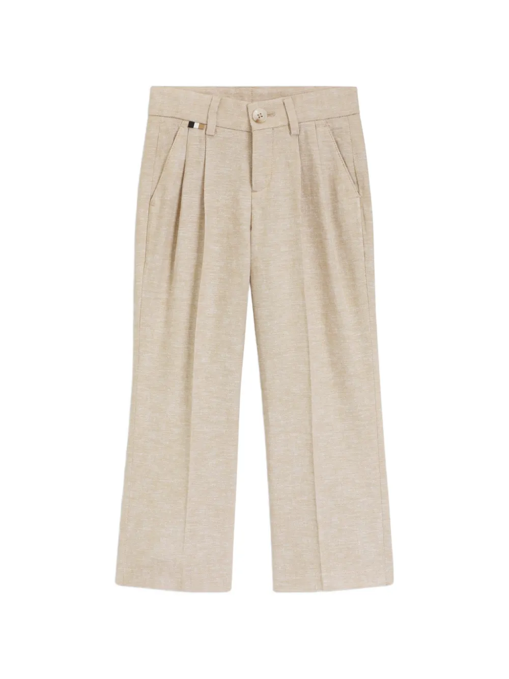 BOSS Kidswear Pantaloni plissé - Marrone