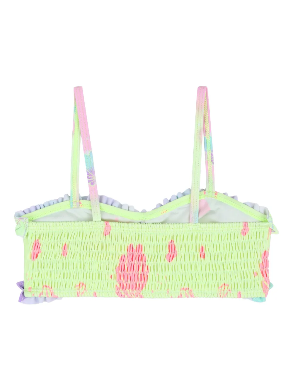 Billieblush Twee bikini's met bloemenprint en ruches Geel