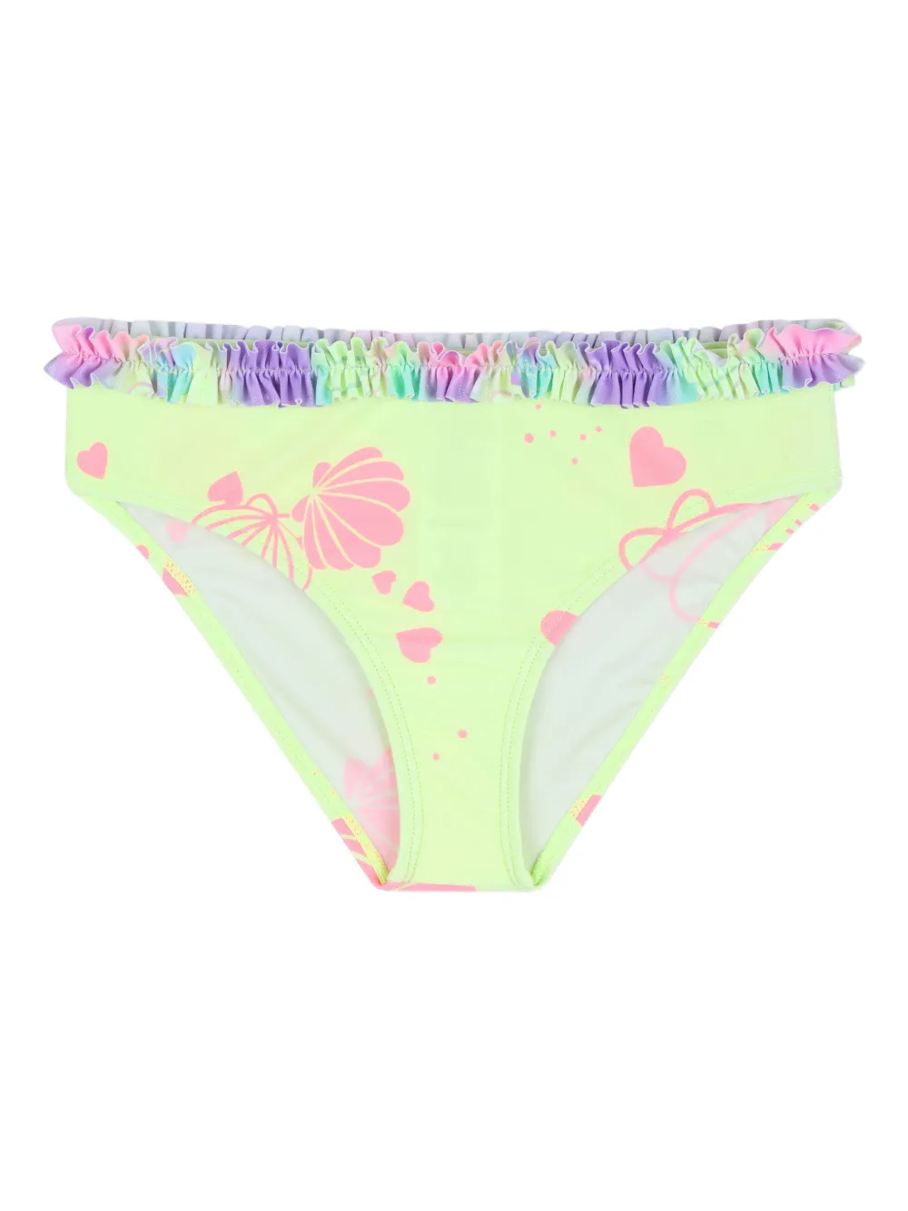 Billieblush Twee bikini's met bloemenprint en ruches Geel