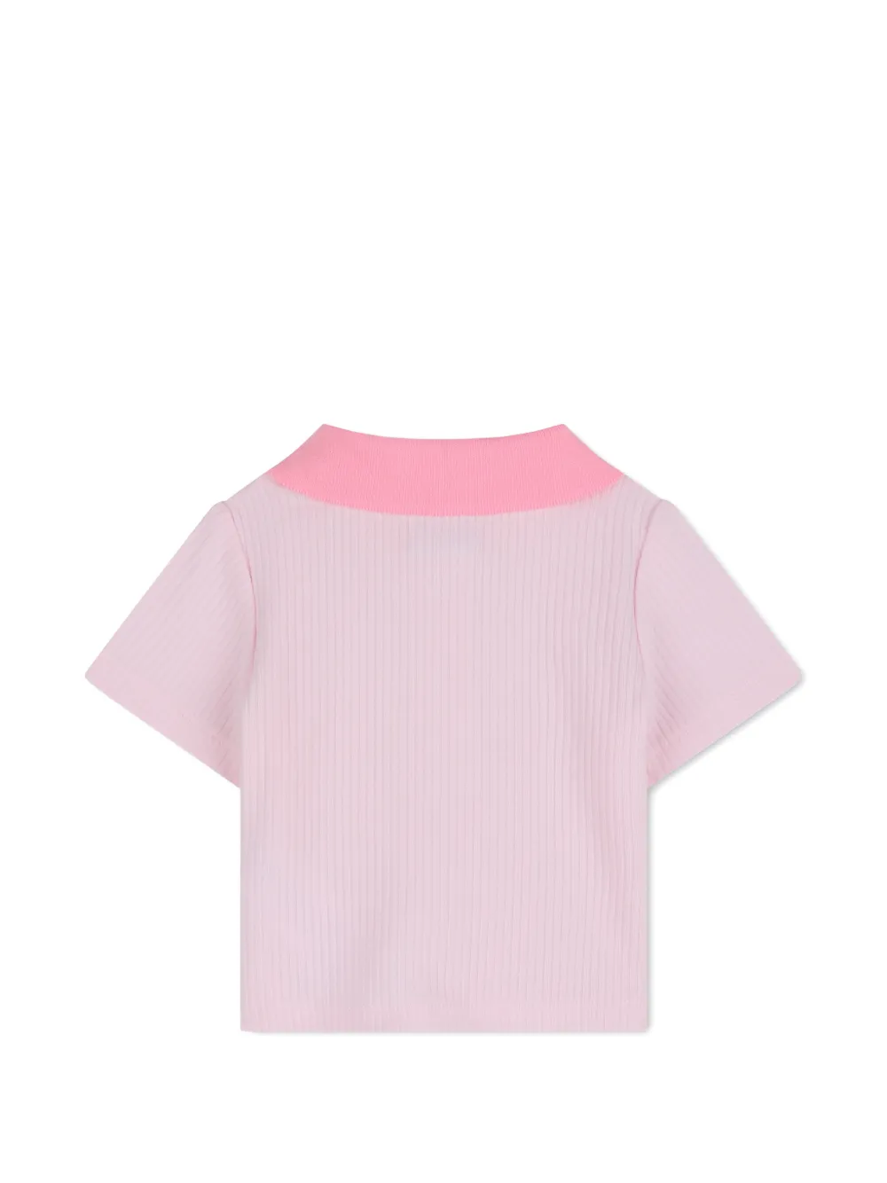 Ribbed Collar Cotton Set