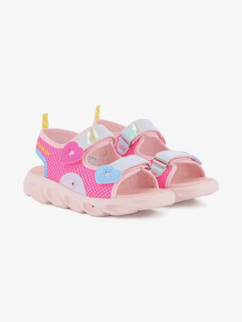 Billieblush heart-appliqué sandals