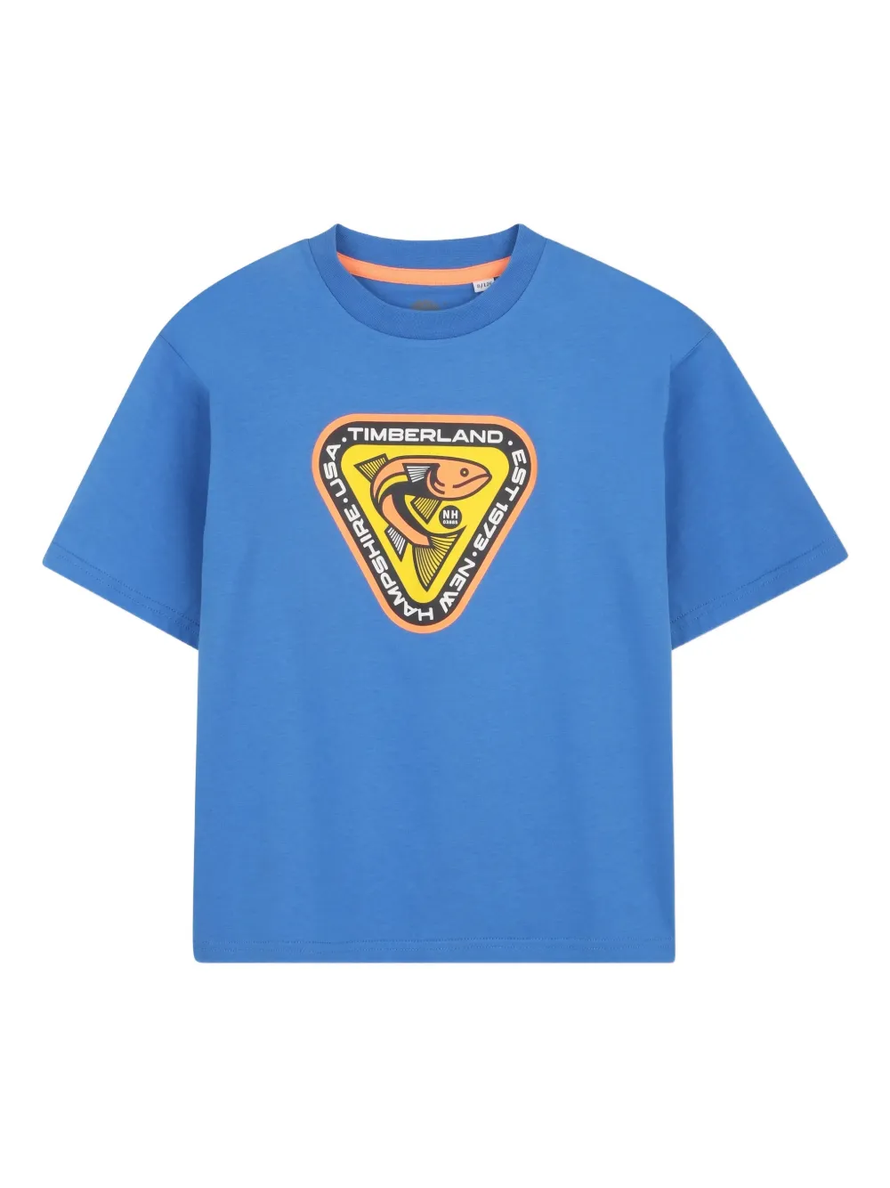 Timberland Kids print T-shirt - Blu